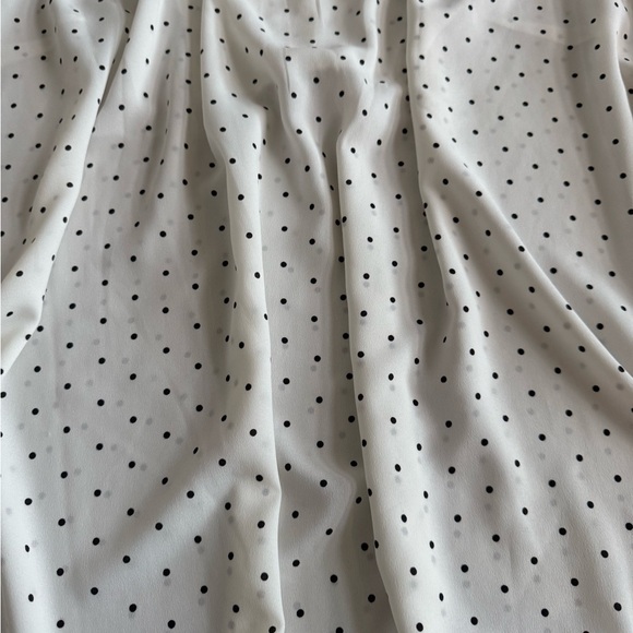 LOFT Blouse with Black Polka Dots, women’s size 22 - Picture 7 of 7